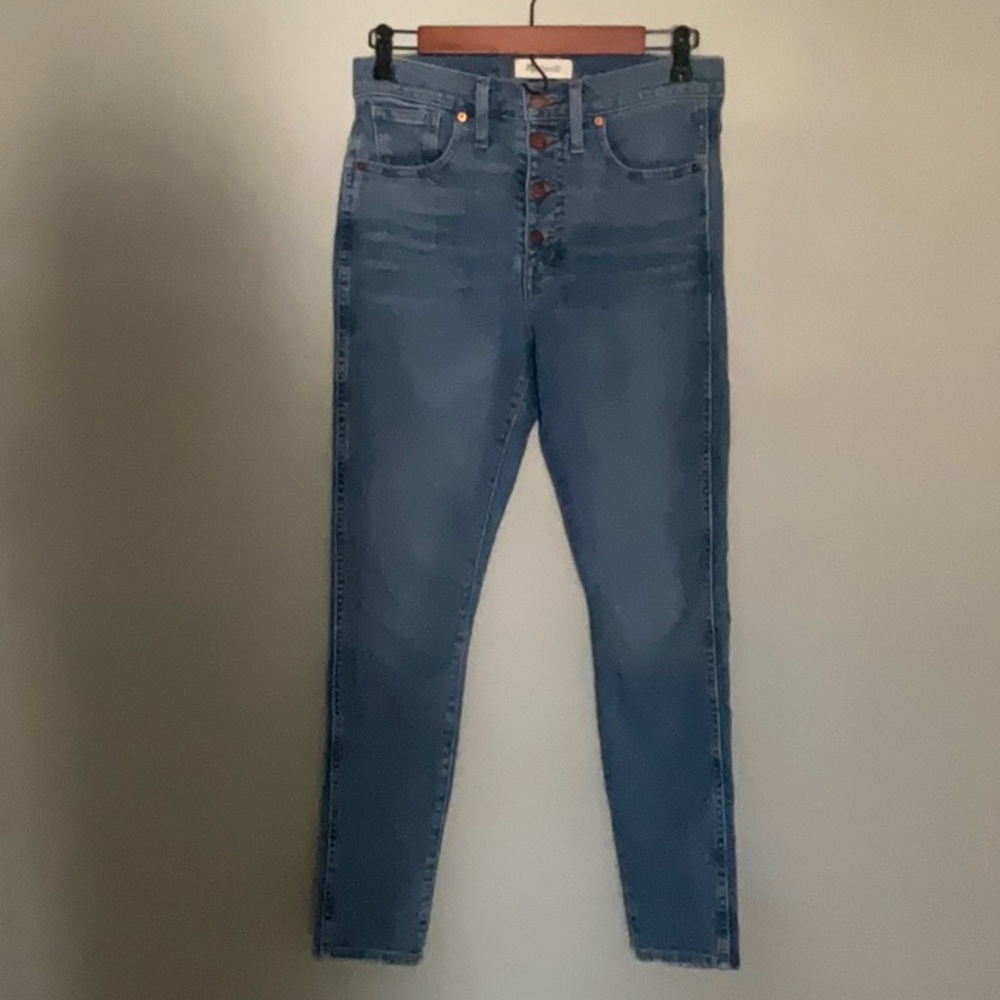 Madewell 10” high rise skinny Jean 28 P